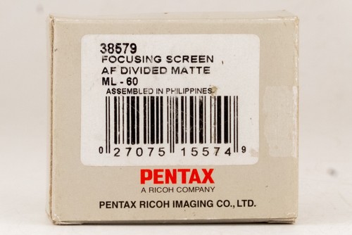 Pentax focusing screen - focusing,